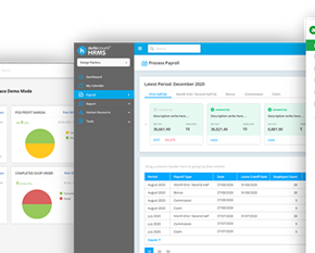 AutoCount HRMS desktop interface
