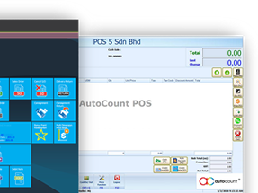 AutoCount POS interface